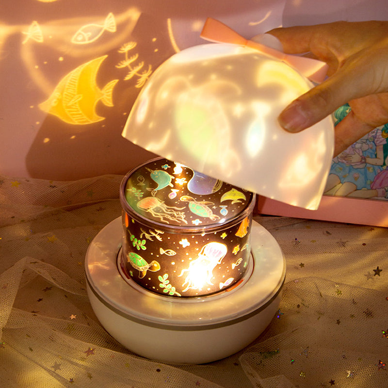 Star Projector Night Light with 6 Films and Music