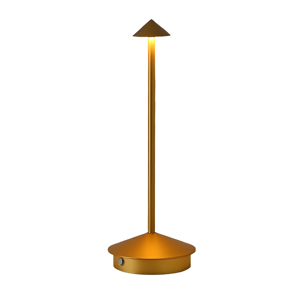 Rechargeable Dimmable USB Table Lamp - Modern Aluminum Design