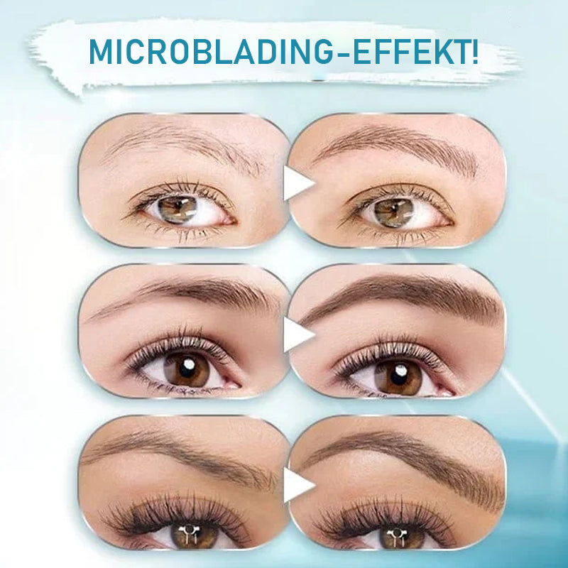 3D Waterproof Microblading Eyebrow Pencil with 4-Tip Design