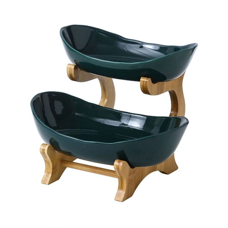 Three-Tier Plastic Fruit Stand in Beige, Green, or White