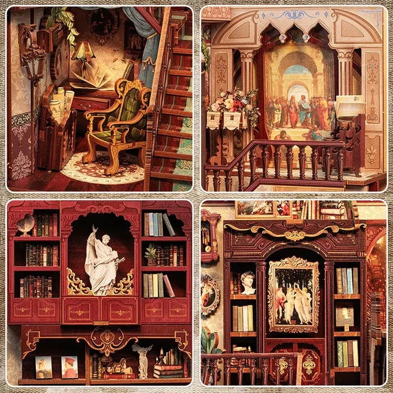 DIY Vintage Library Book Nook Kit