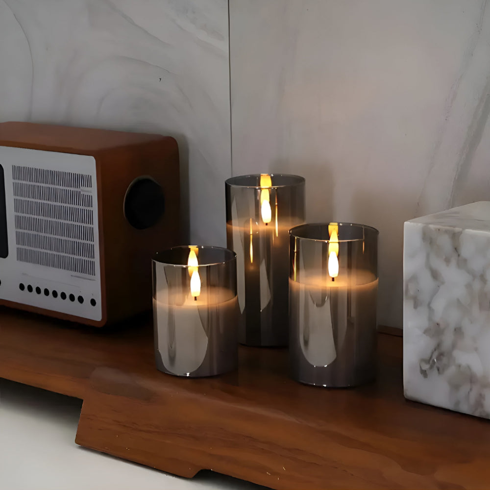 Ethereal 3D Flameless LED Candle Set