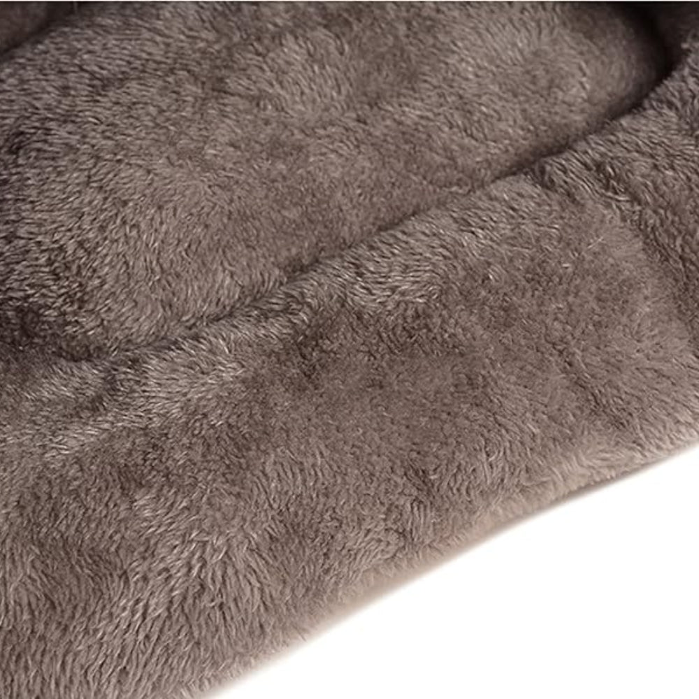 Cozy Polar Fleece Pet Cave Bed for Cats and Small Dogs