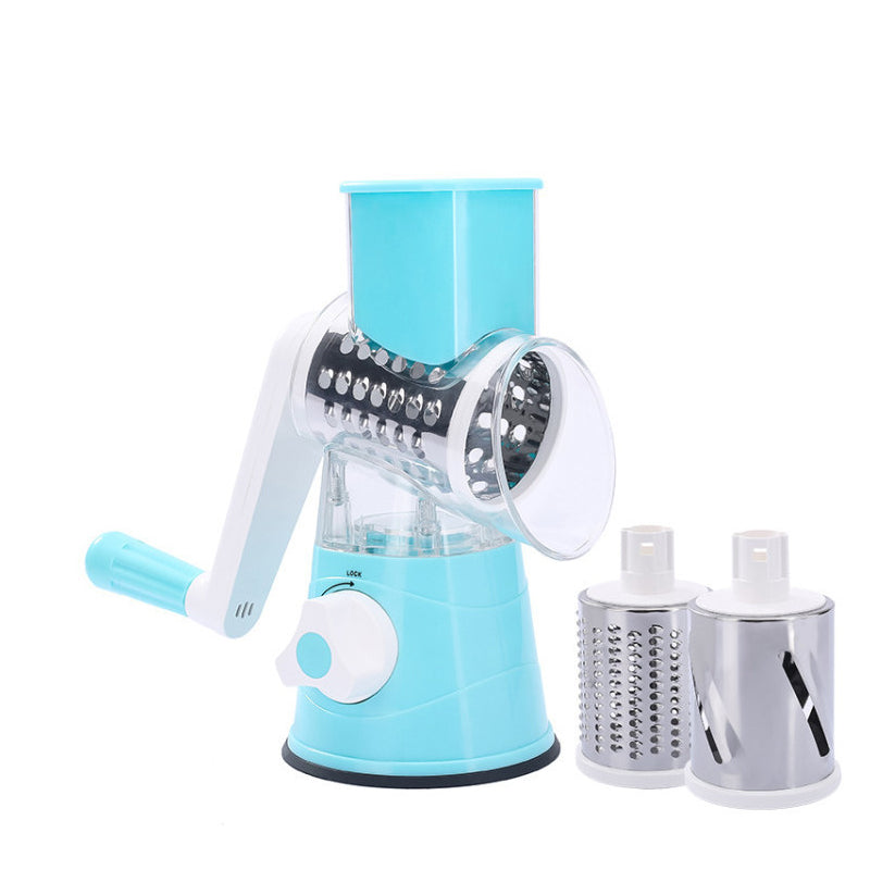 3-in-1 Rotary Cheese Grater and Vegetable Cutter