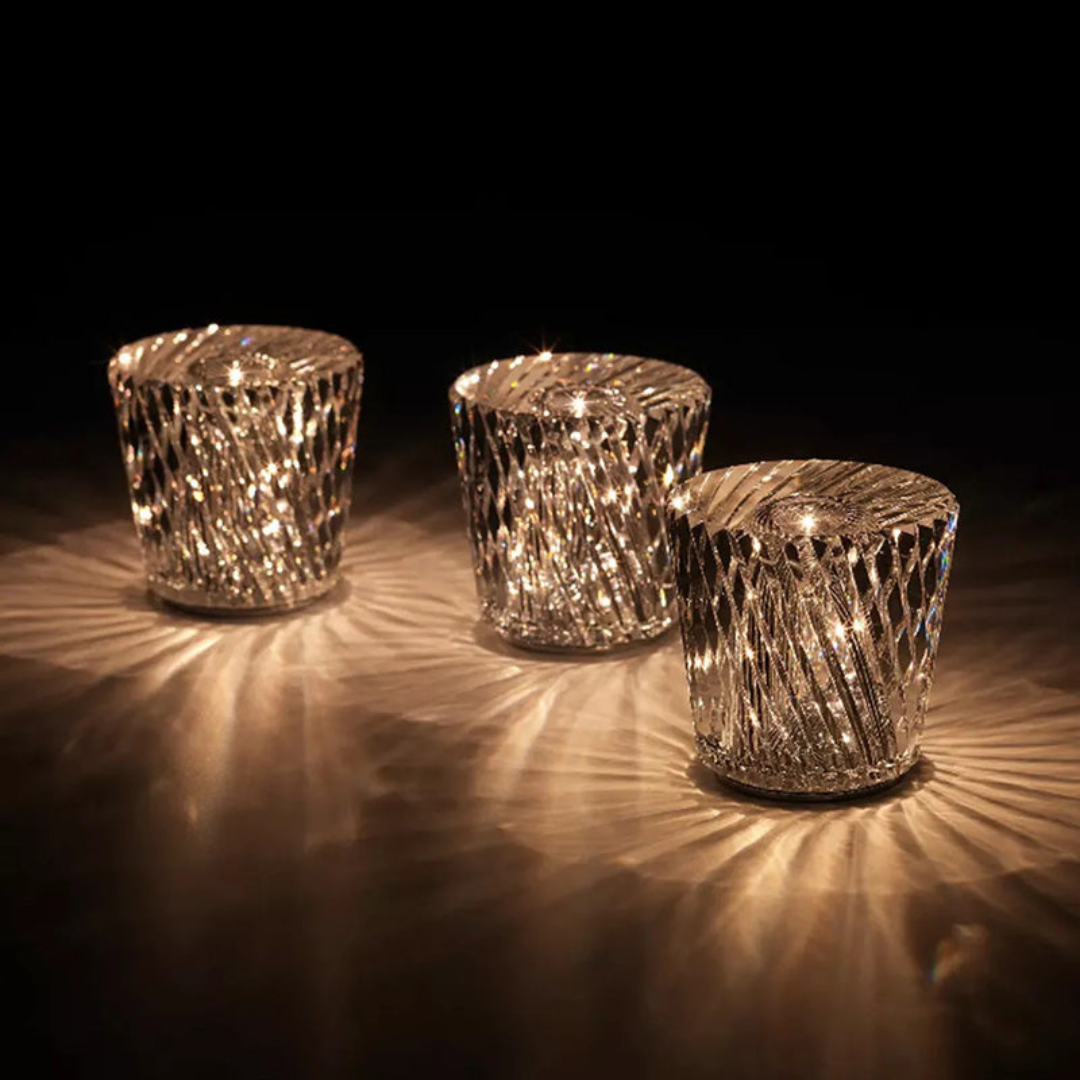 Wireless Rechargeable Crystal Table Lamp