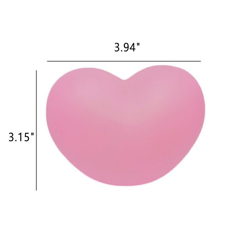 Heart-Shaped Silicone LED Night Light Table Lamp