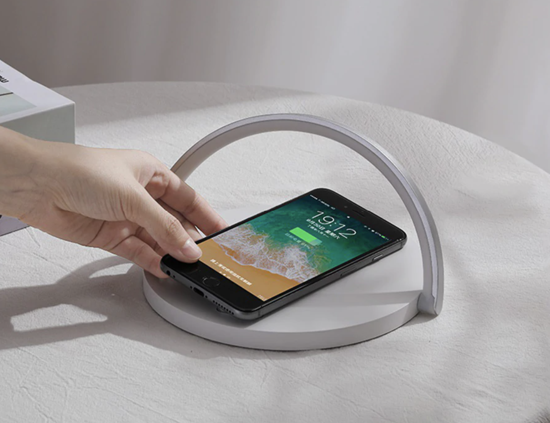 3-in-1 Wireless Charging Night Light with Adjustable LED Lamp