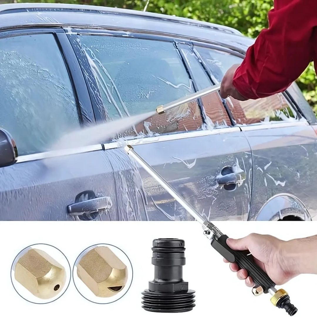 Pressure Gun for Garden Hose with Adjustable Spray Nozzle