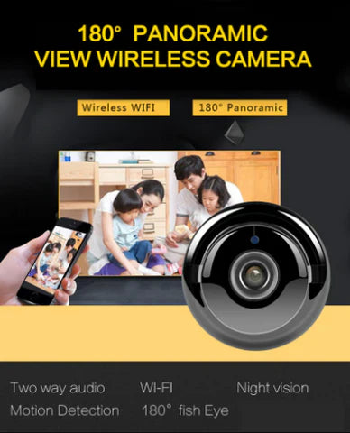 1080P WiFi Mini Security Camera with Night Vision and Motion Detection