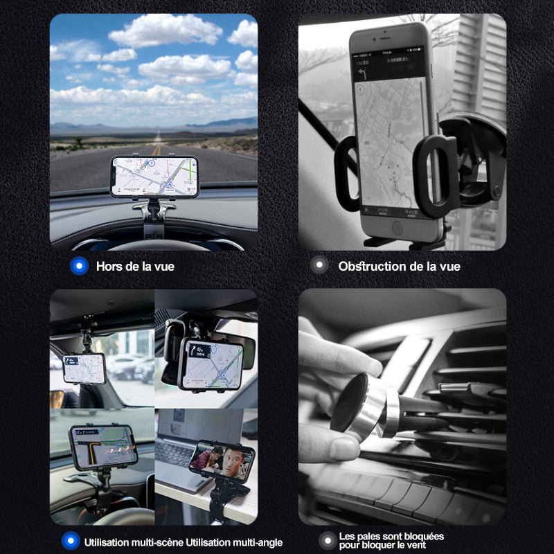 360° Rotating Universal Phone Clip Holder
