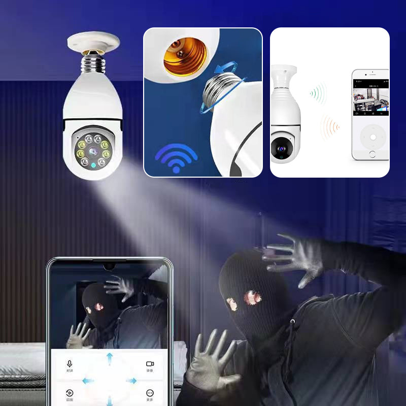 Wireless Wi-Fi Security Camera with Motion Detection and Night Vision