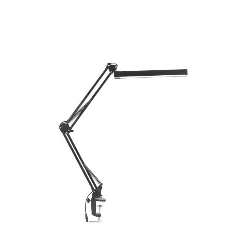 LED Adjustable Clip Desk Lamp with Long Arm and USB Charging