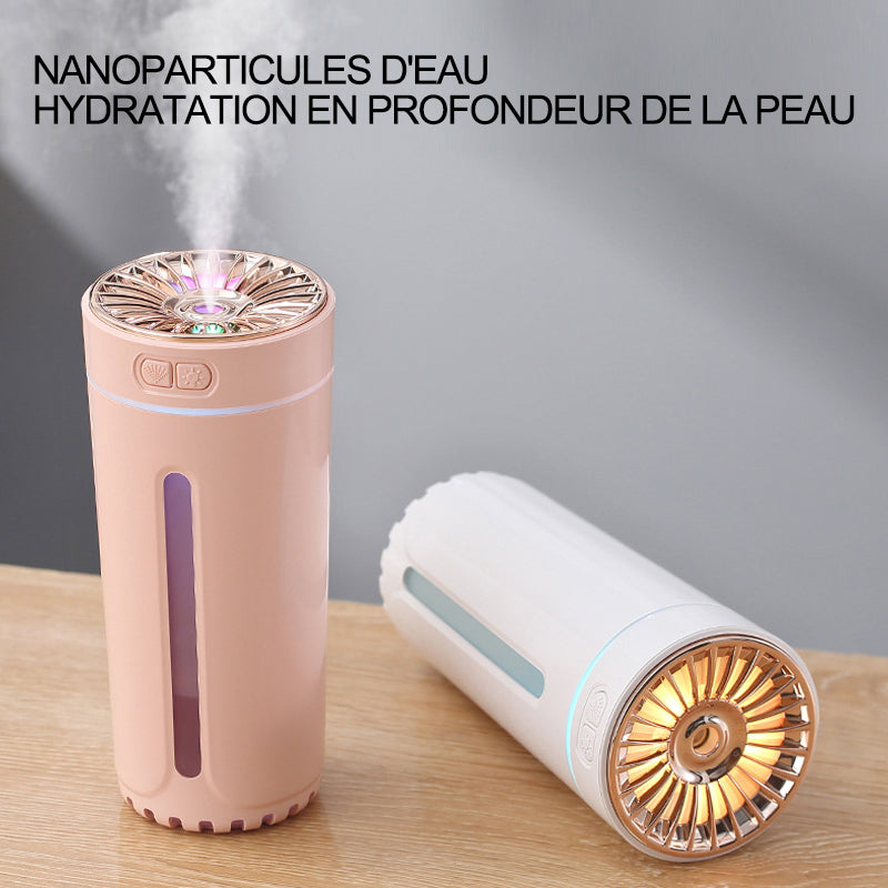 Portable Ultrasonic Car Humidifier with Colorful Lights