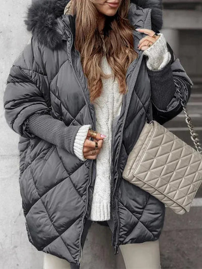 Aurora - Luxe Quilted Winter Jacket