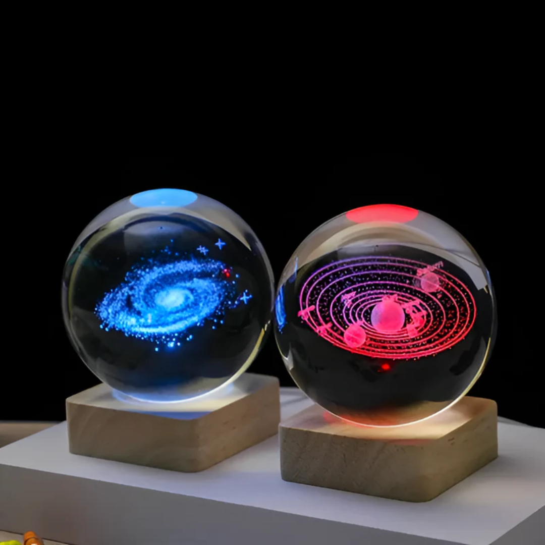 Magical LED Galaxy Table Lamp - Cordless Rechargeable Night Light