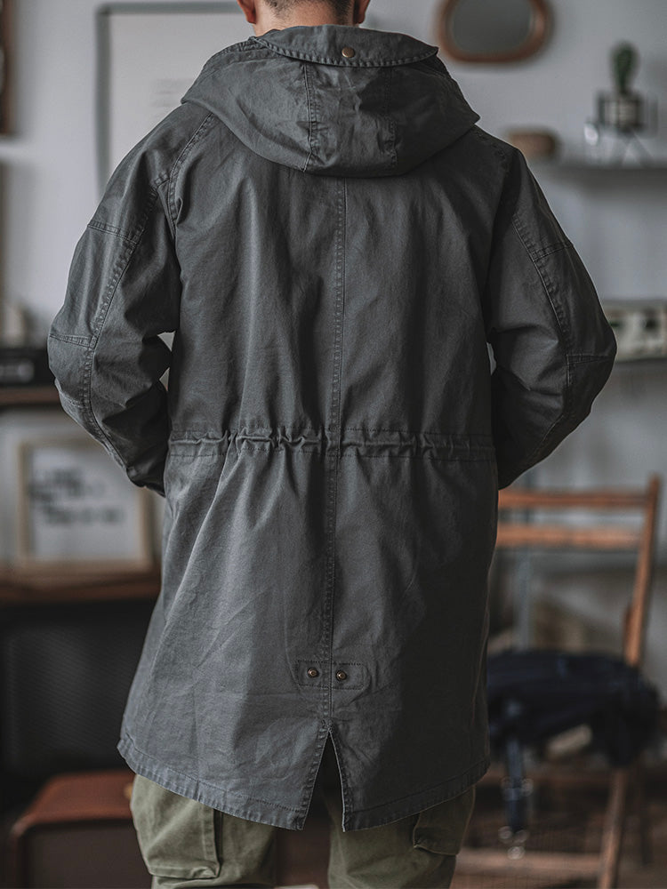 Hooded M51 Parka Shell with Adjustable Cuffs