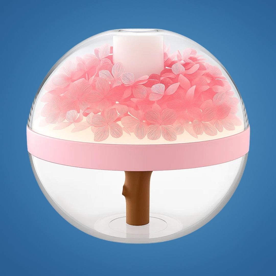Ultrasonic Essential Oil Diffuser Humidifier with LED Night Light