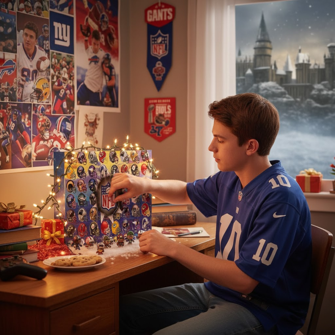 Football-Themed Advent Calendar with 24 Collectible Surprises