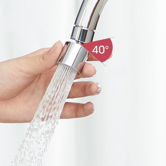 Rotatable Dual-Function Bubbler Faucet Head with 360-Degree Swivel