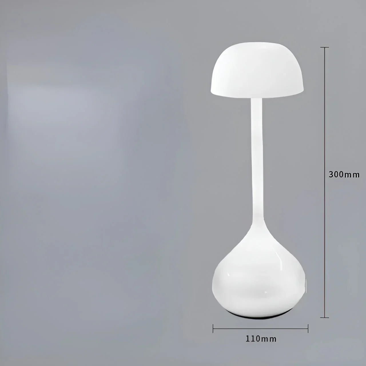 Cordless Dimmable Mushroom Table Lamp