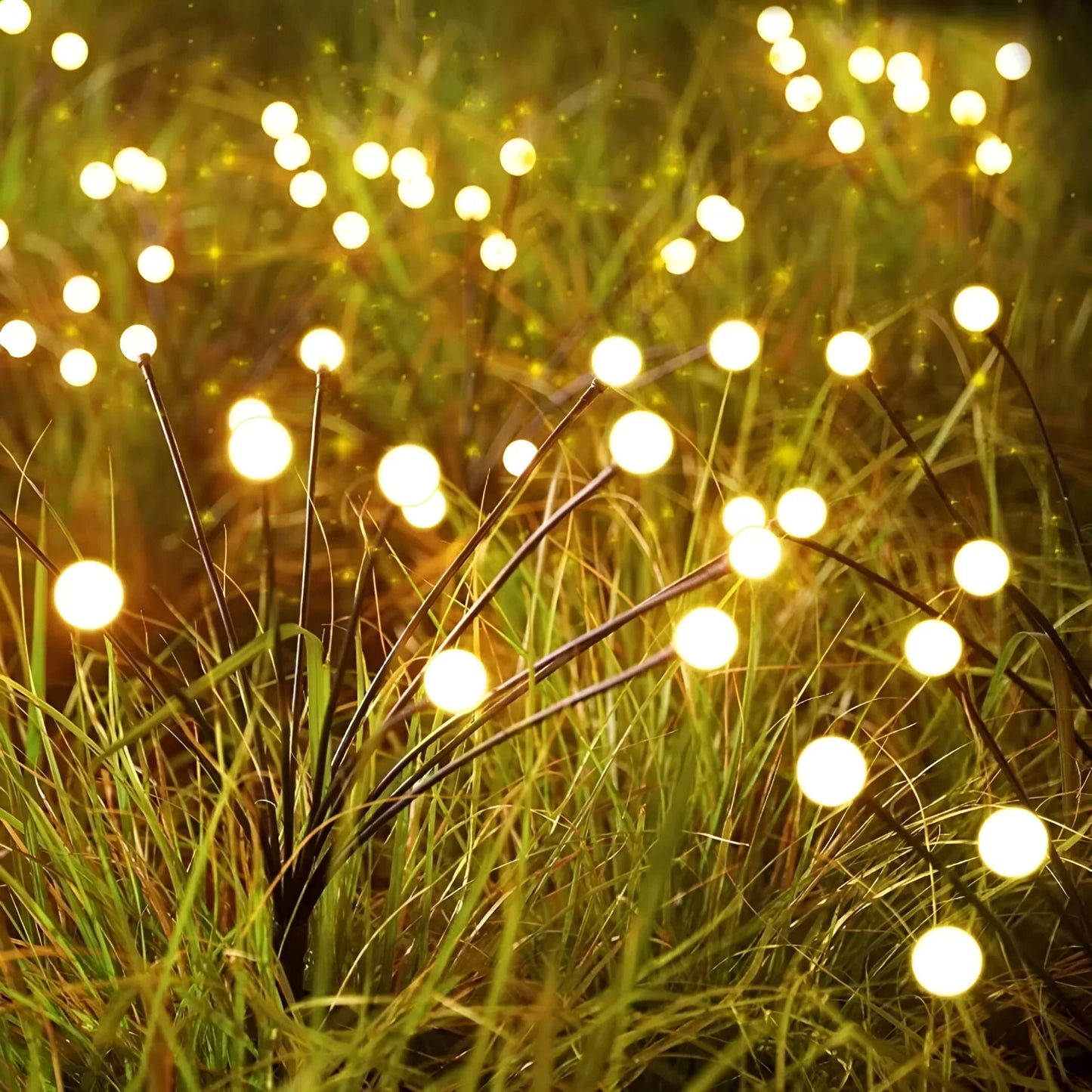 Solar-Powered Swaying Garden Lights