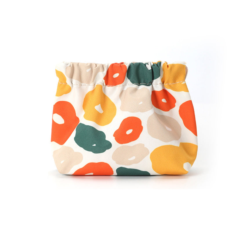 Mini Portable Knitted Fabric Wallet for Travel and Organization
