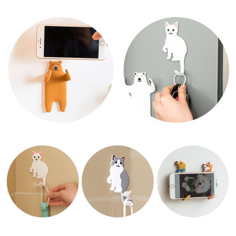 Wild Animalz Wall Hooks - Adorable 3D Animal Decor