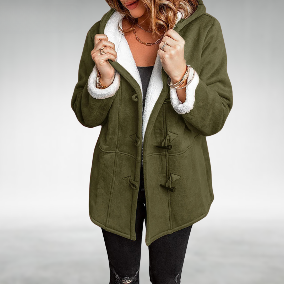 Amara | Fleece-Lined Toggle Coat