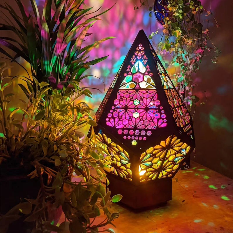 Bohemian Colorful Star Projector Floor Lamp