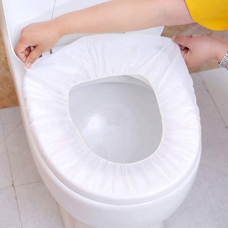 Disposable Toilet Seat Covers - Individually Wrapped, Water-Resistant, Hygienic Protection