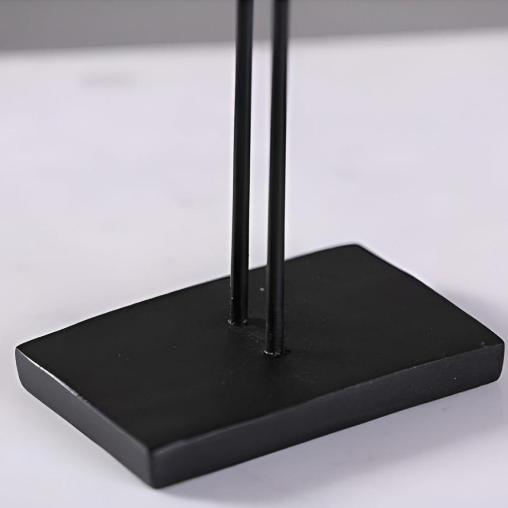 Chic Black and White Minimalist Bird Figurines