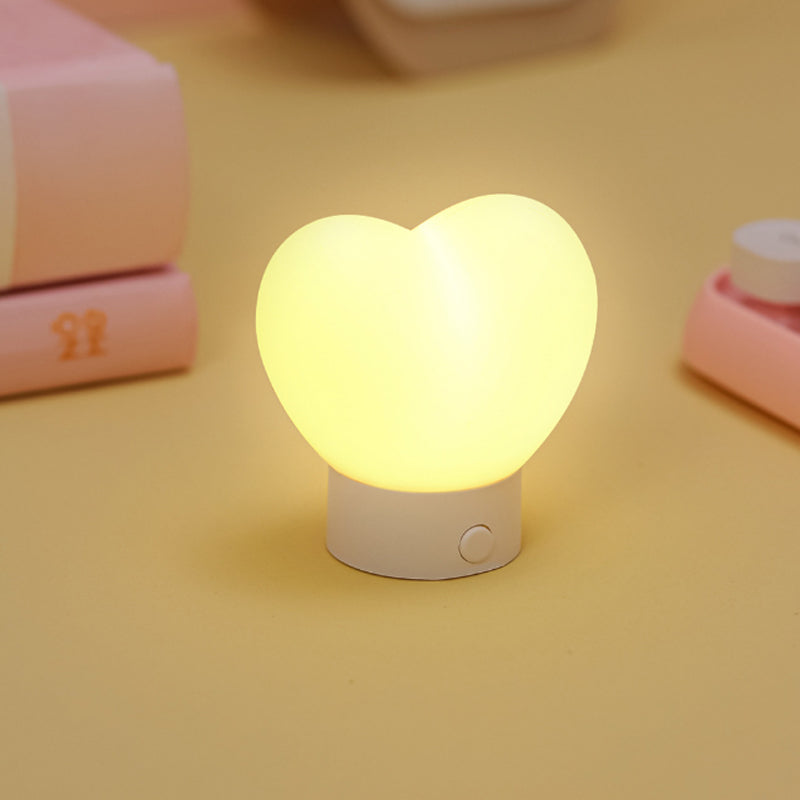Heart Shaped LED Night Light with Magnetic Battery or USB Connection