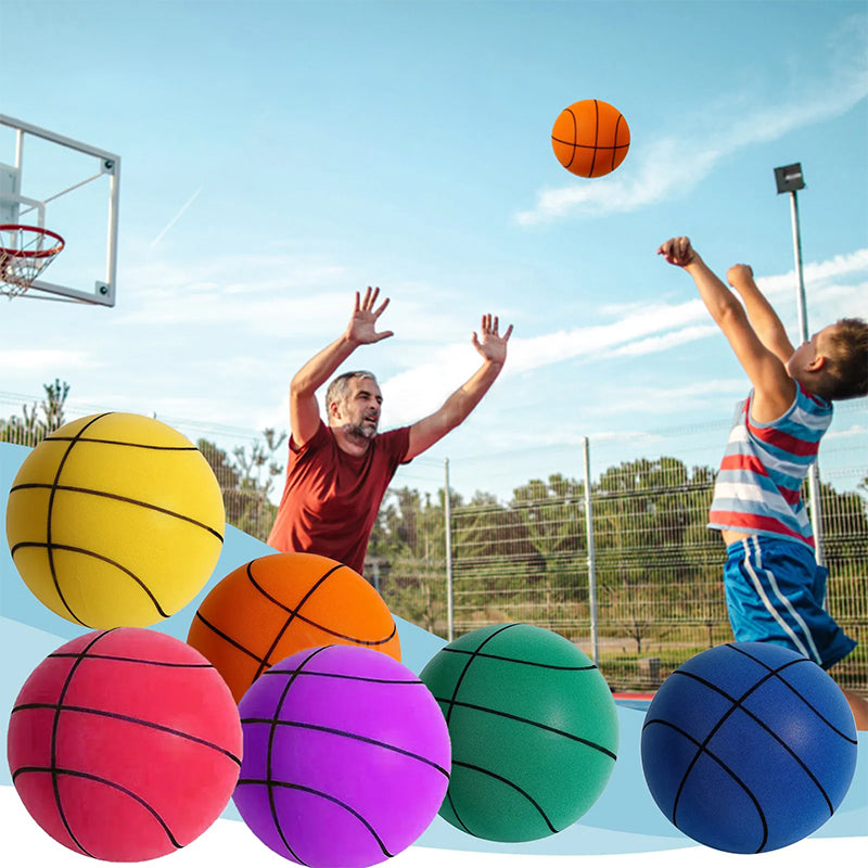 Super Bounce Rubber Basketball - Assorted Bright Colors