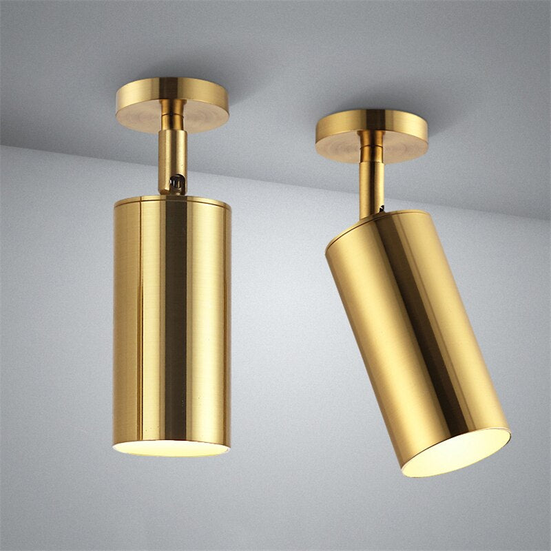 Nordic Brass Gold Adjustable Spotlight 5W/10W