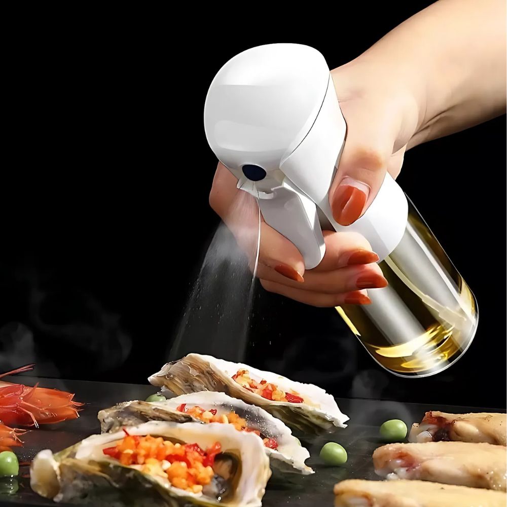 Glass Oil Spray Bottle with Fine Mist Nozzle