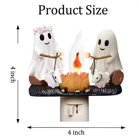 Flickering Ghost Campfire Night Light