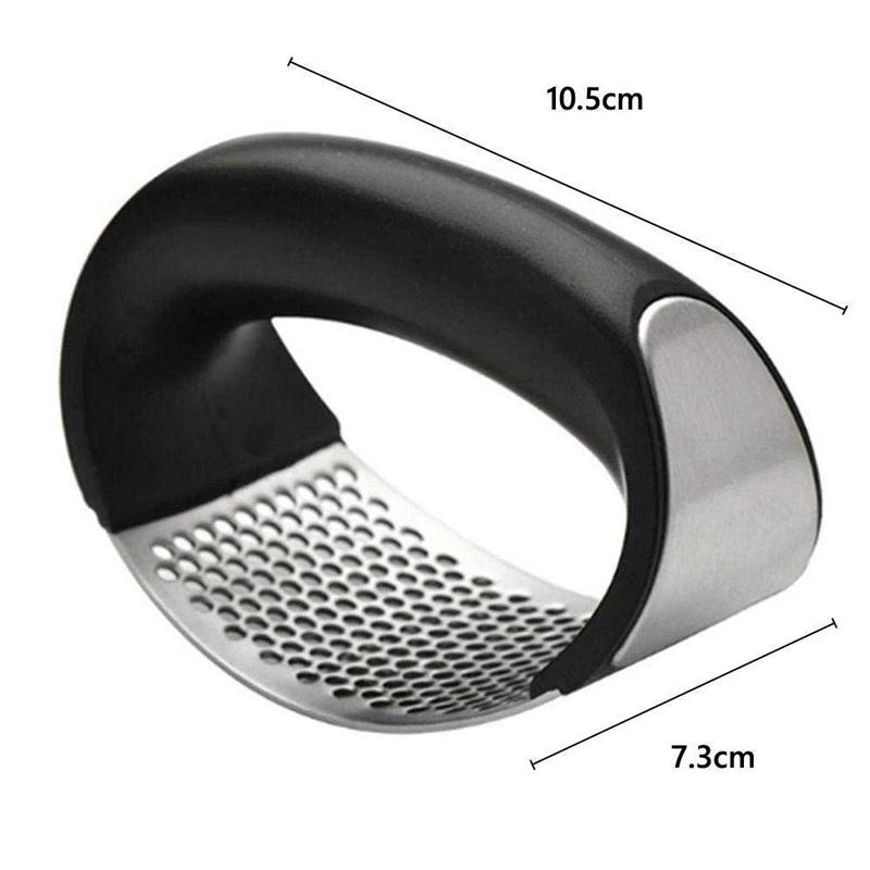 Stainless Steel Garlic Press with Comfortable Grip