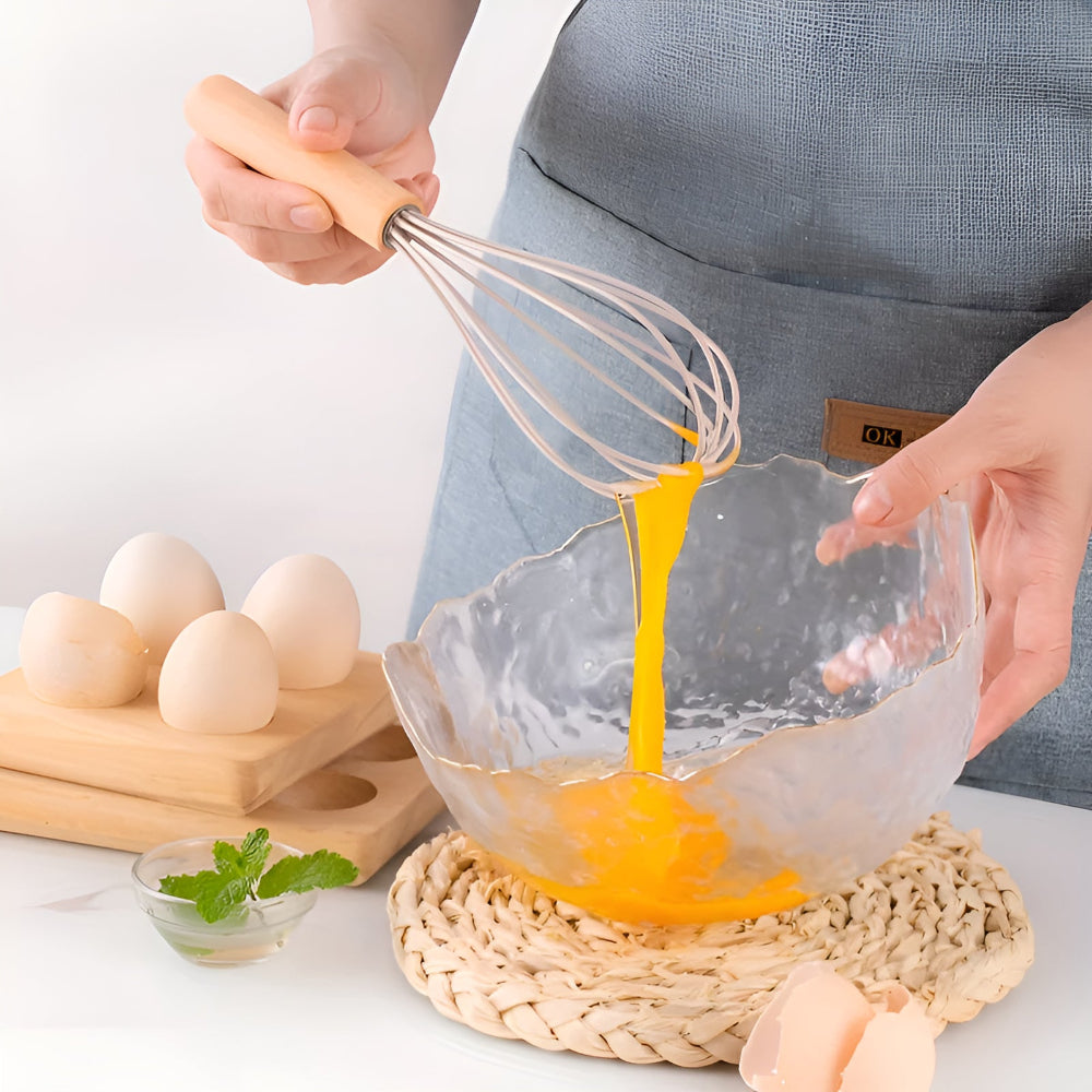 12-Piece Silicone Cooking Utensils Set with Bamboo Handles