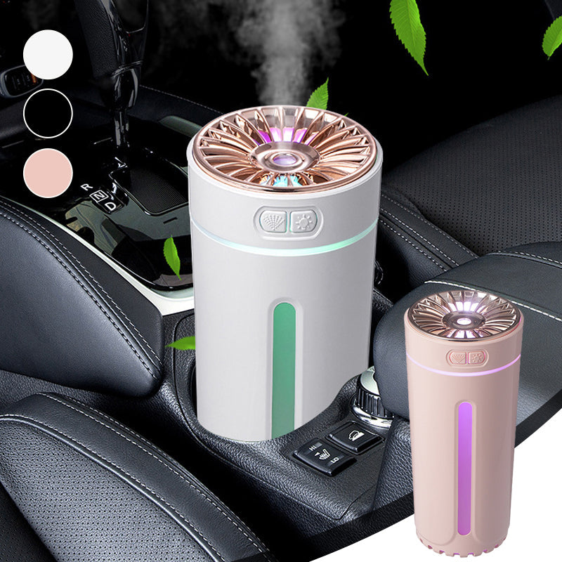 Portable Ultrasonic Car Humidifier with Colorful Lights