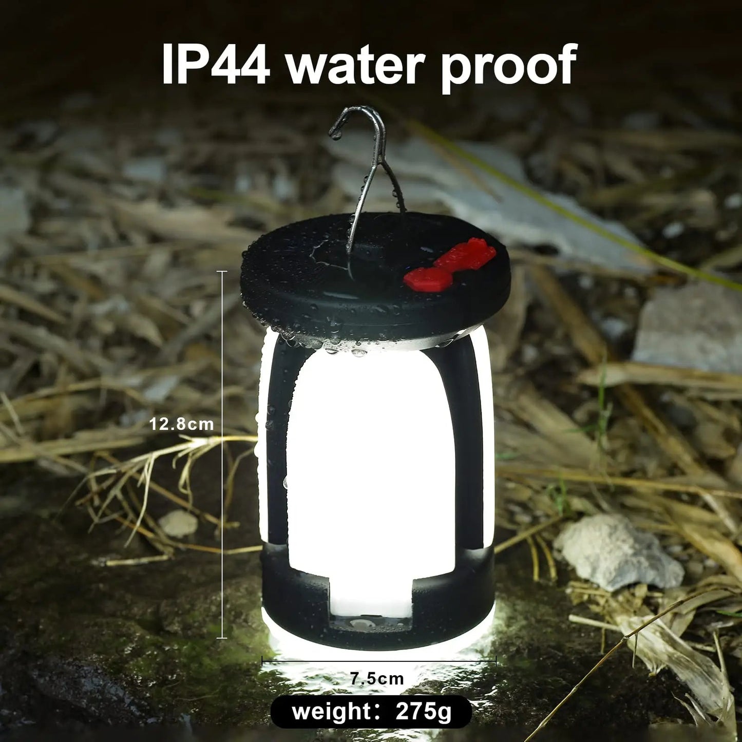 Solar USB Rechargeable Folding Leaf Camping Lantern