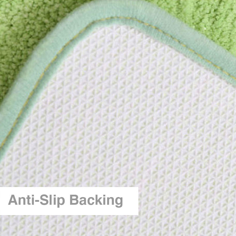 Solid Color Tufted Non-Slip Bath Mat