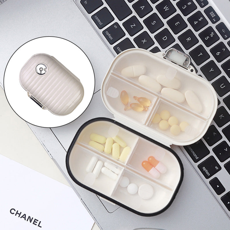 Portable Water-Resistant Pill Organizer with 7 Sections