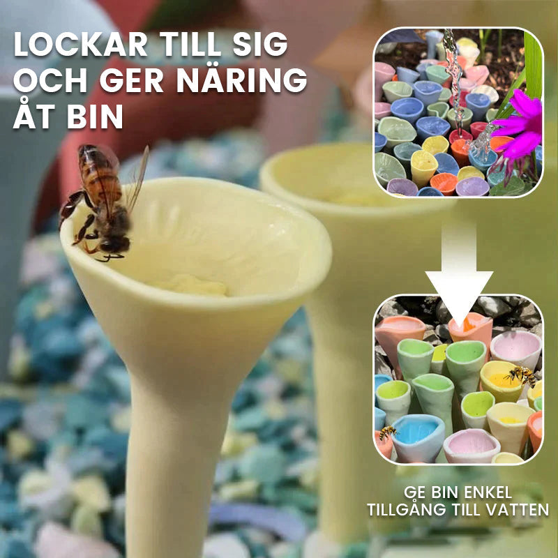 Ceramic Drinking Cup for Bees and Insects - Eco-Friendly Pollinator Hydration Solution