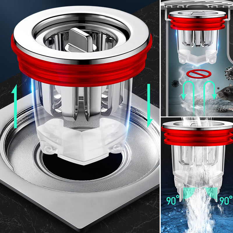 Odorless Silicone Floor Drain with Insect and Odor Control