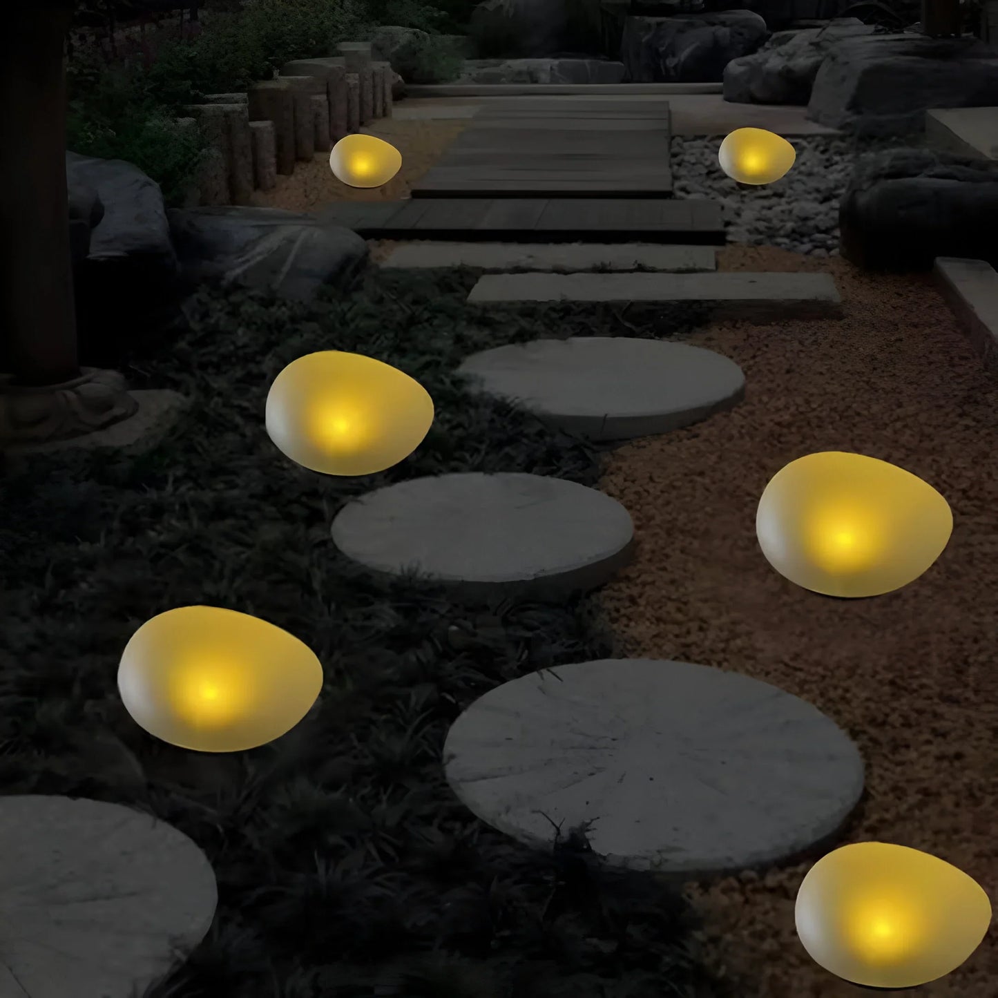 Sun-Charged Decorative Garden Lights - Weather-Resistant GlowGems