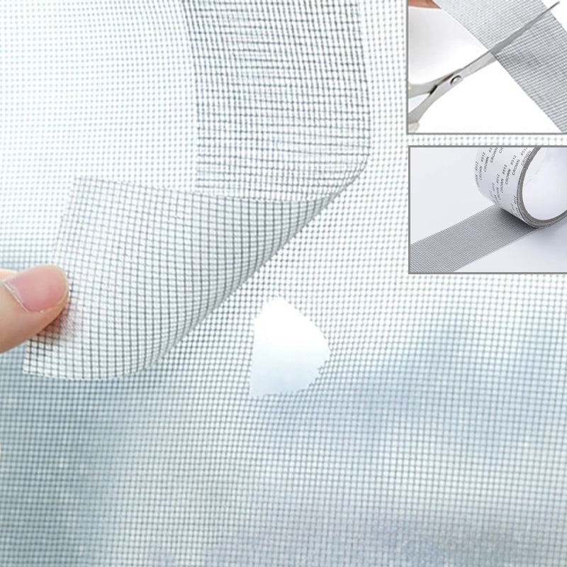 Window Screen Repair Kit - Heavy-Duty Adhesive Tape for Quick Fixes
