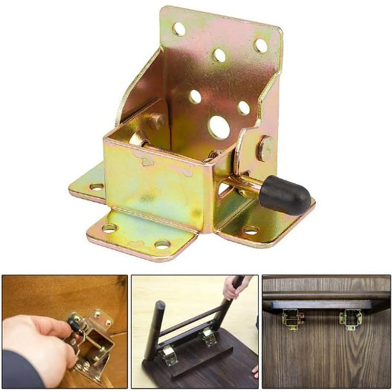 Foldable Metal Hinges with Antique Gold Finish
