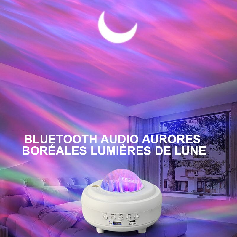 Aurora Borealis Star Projector with Bluetooth Speaker