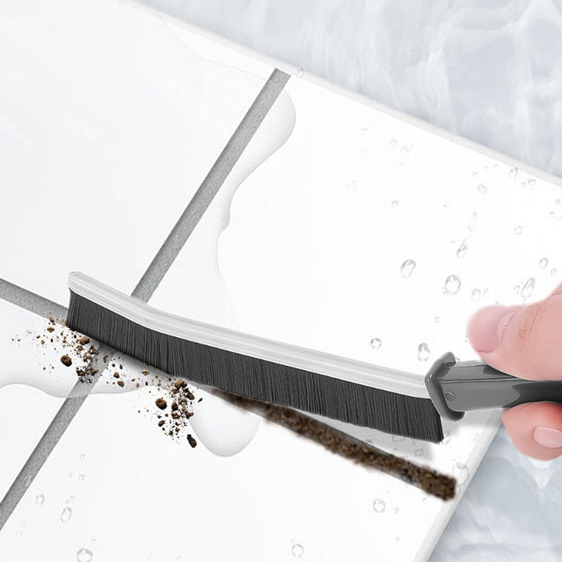 Crevice Cleaning Brush with Ergonomic Handle and Sturdy Bristles