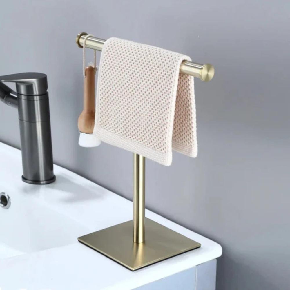 Freestanding Luxe Counter Towel Rack